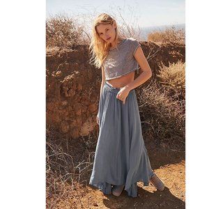 Free People Free-Est Better Than Ever Convertible Midi Skirt High-Rise XS